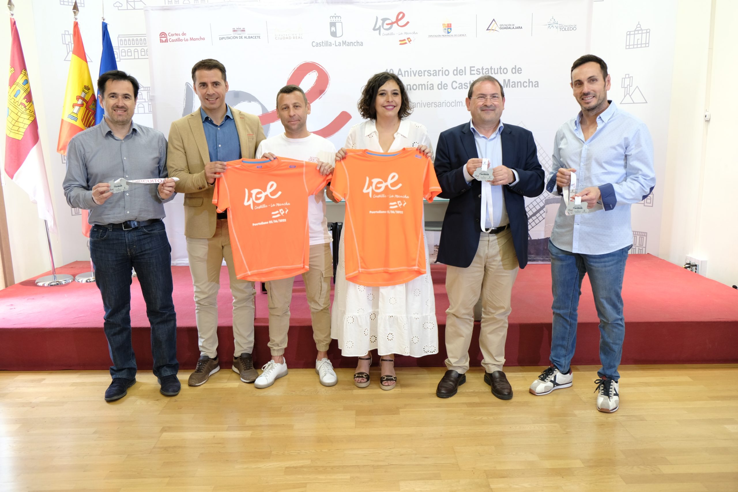 Presentación Carrera Aniversario Estatuto en Puertollano