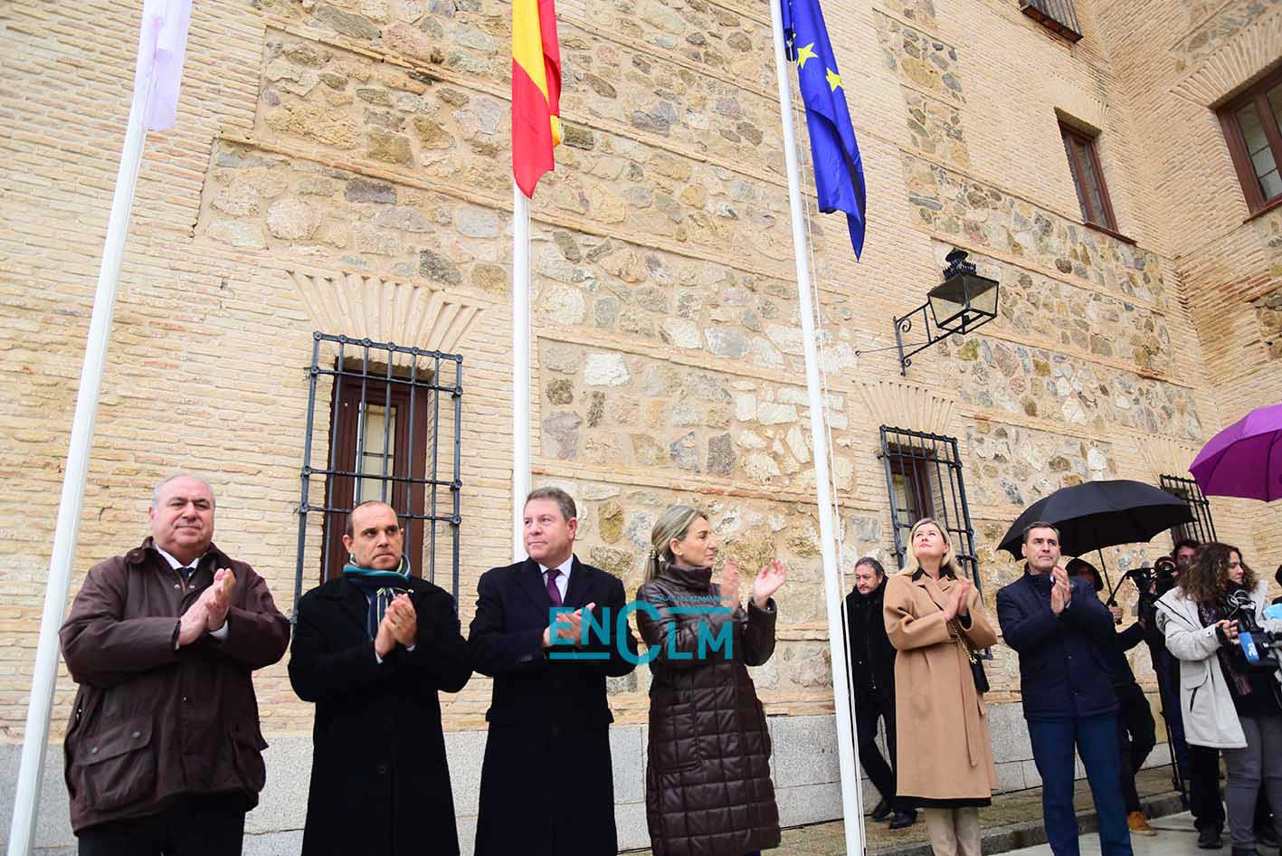 Acto conmemorativo en las Cortes de Castilla-La Mancha por el aniversario de la aprobación de la Constitución Española. Foto: Rebeca Arango.