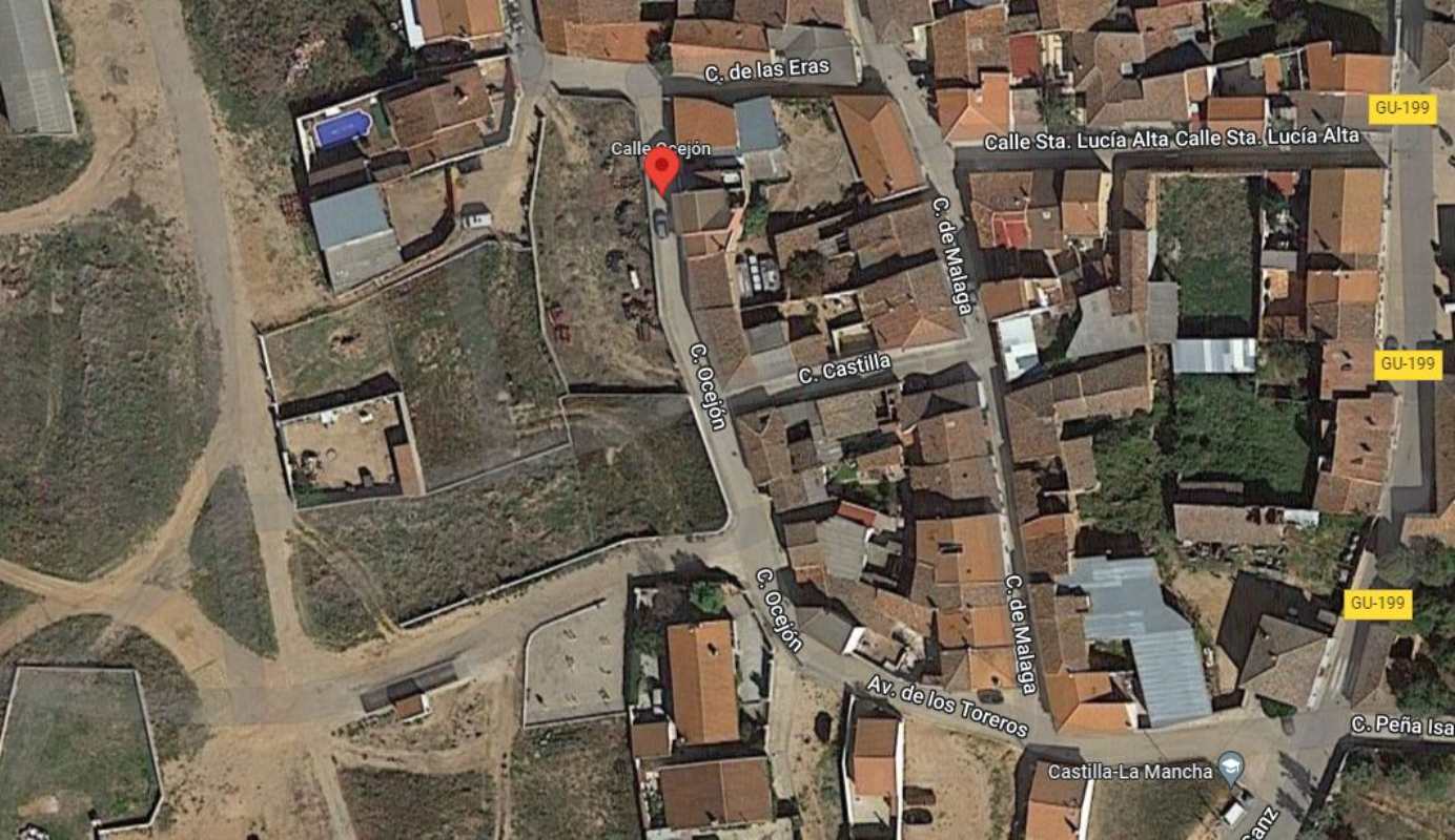 Calle Ocejón, donde se produjo la reyerta en un bar de Malaguilla. Imagen: Google Maps.