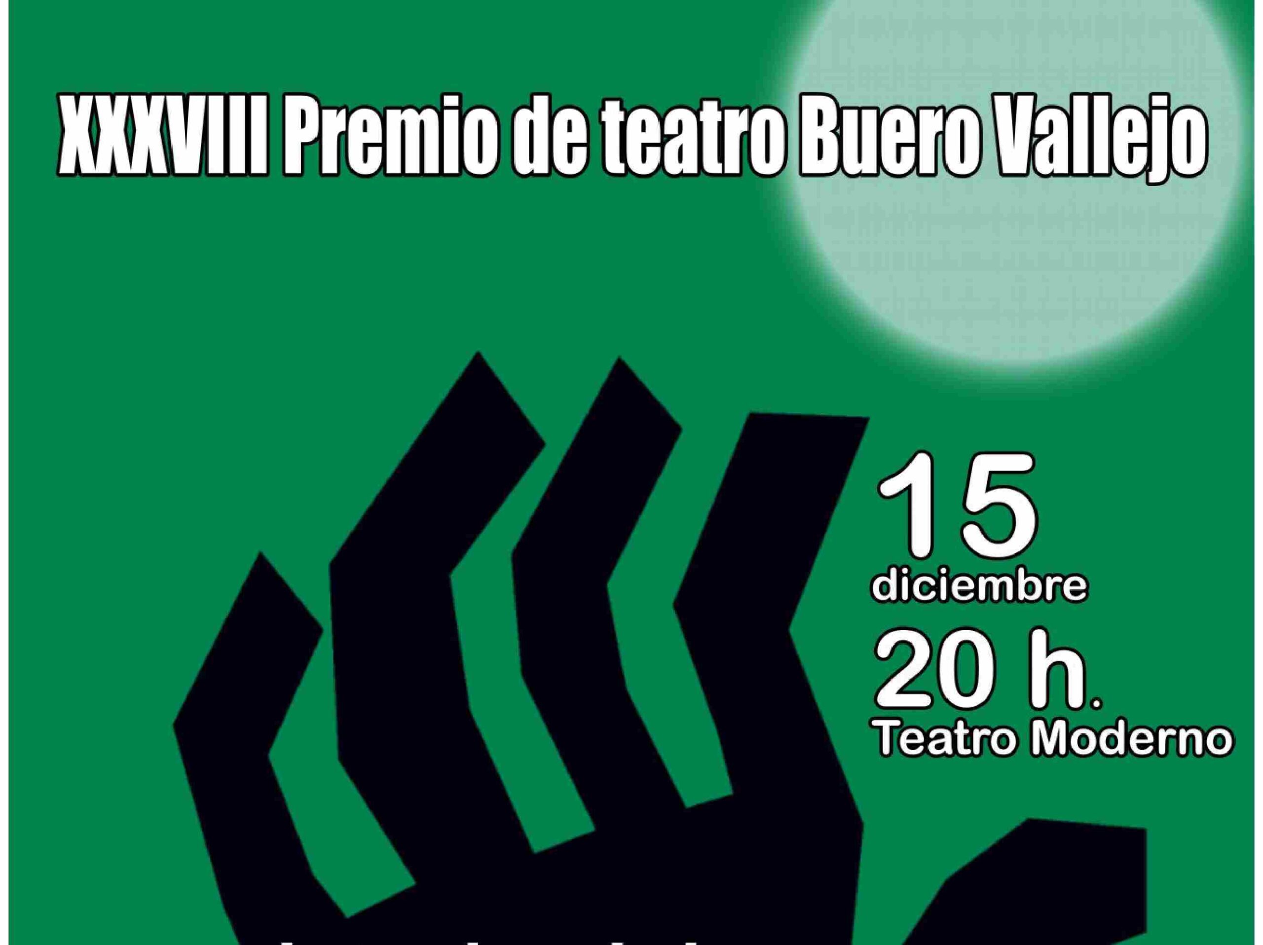Cartel premio de teatro Buero Vallejo