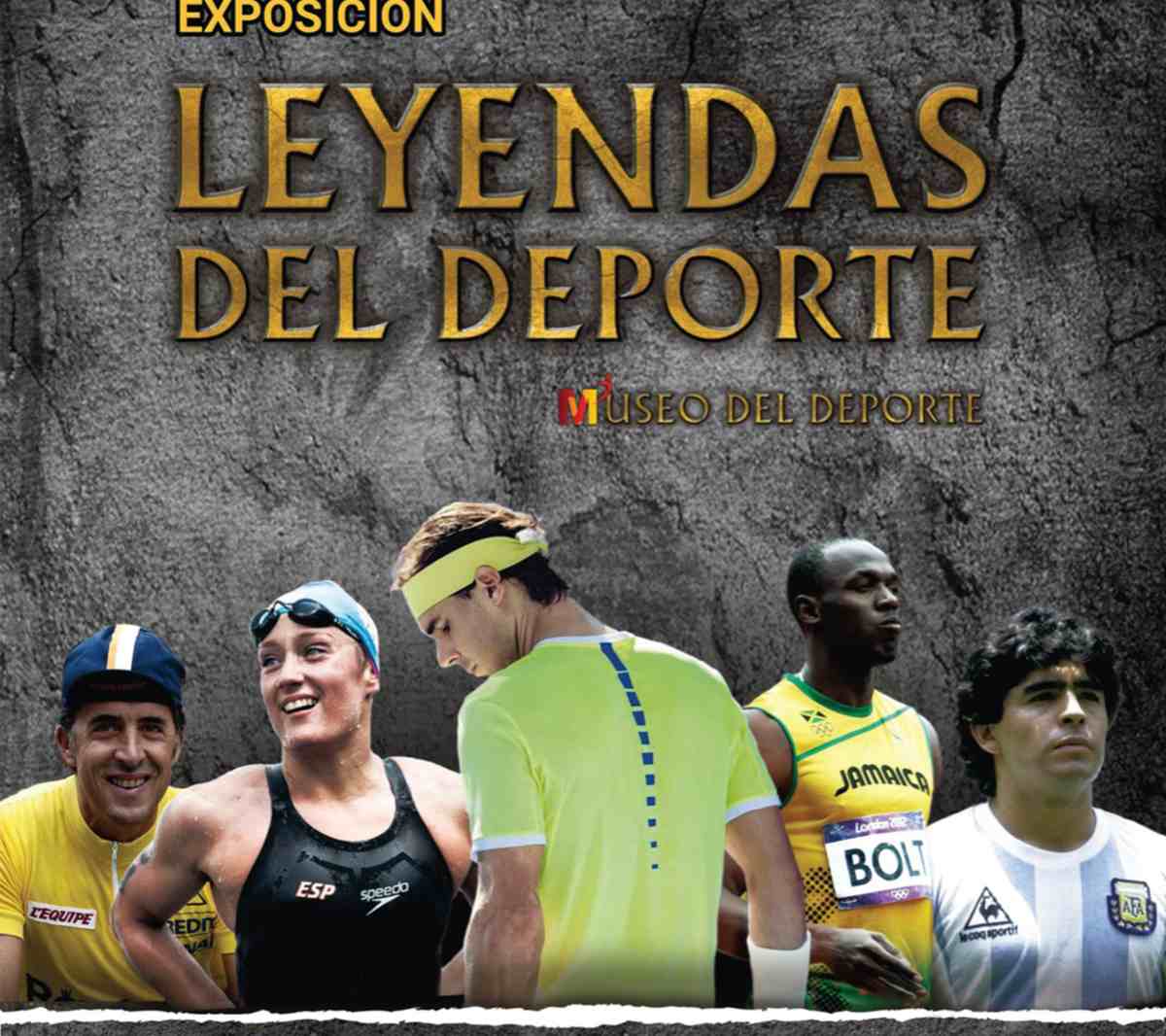 Cartel Leyendas del Deporte en Azuqueca de Henares