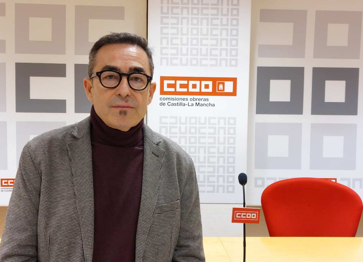 El secretario general de CCOO CLM, Paco de la Rosa.
