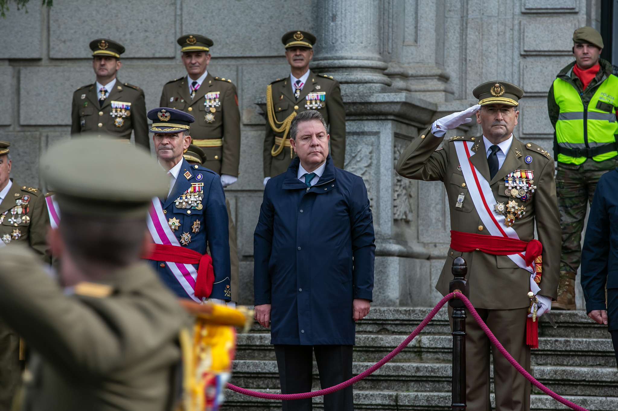 Page asistió al acto de la patrona de Infantería en la Academia.