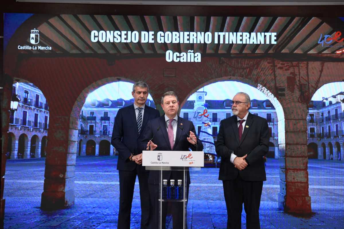 Consejo de Gobierno Itinerante en Ocaña (Toledo).