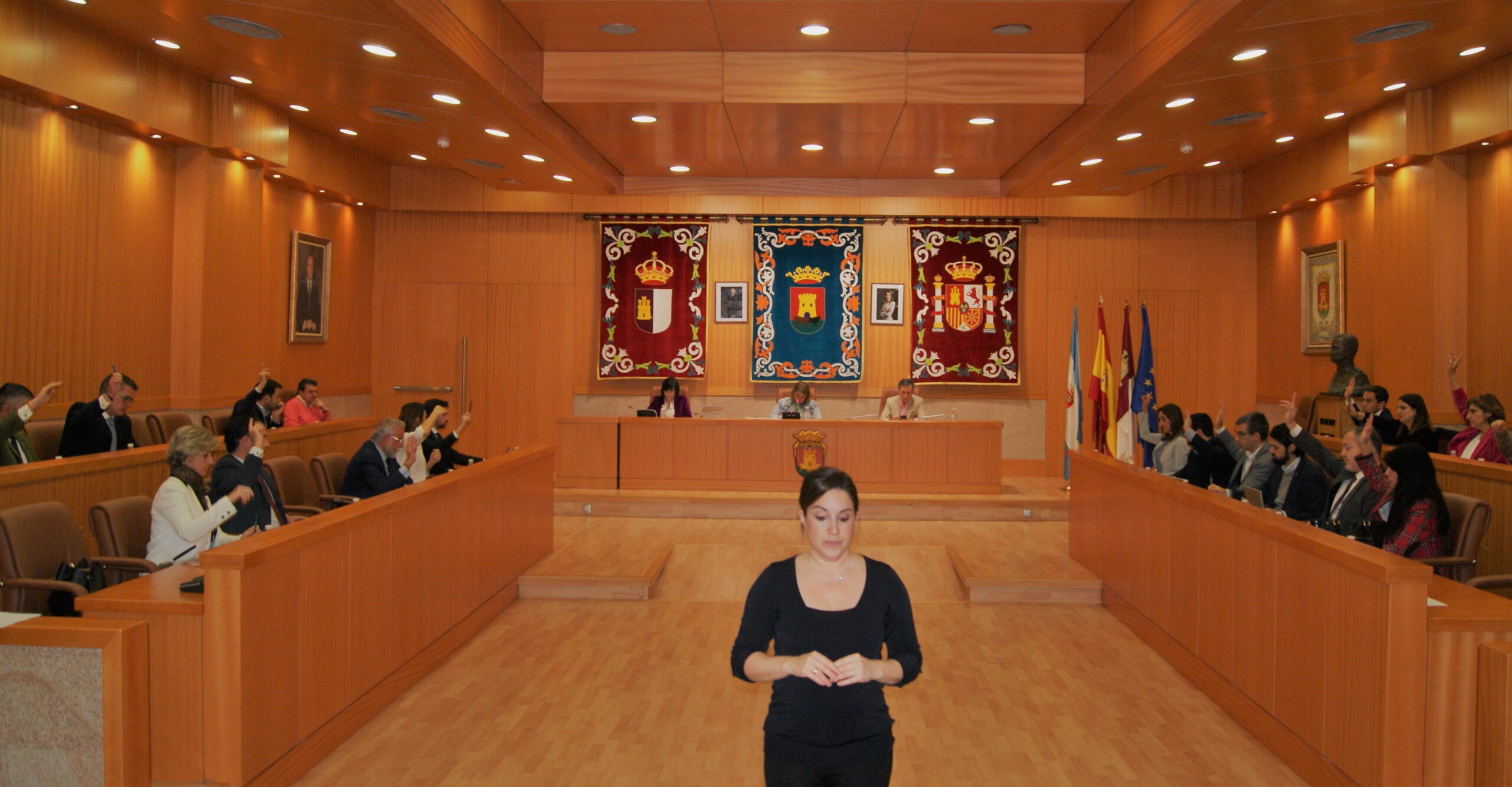 Imagen del Pleno del Ayuntamiento de Talavera.