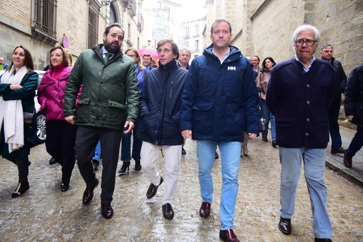 Paseo por Toledo de José Luis Martínez Almeida, Paco Núñez, Carlos Velázquez.