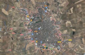 Inquietud ecologista por la posible instalación de una planta de biogás cerca de Quintanar. Imagen: Google Maps.