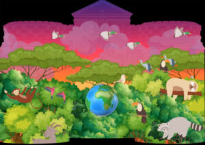 Imagen del espectáculo de luz y sonido "Toledo tiene estrella" de 2023.