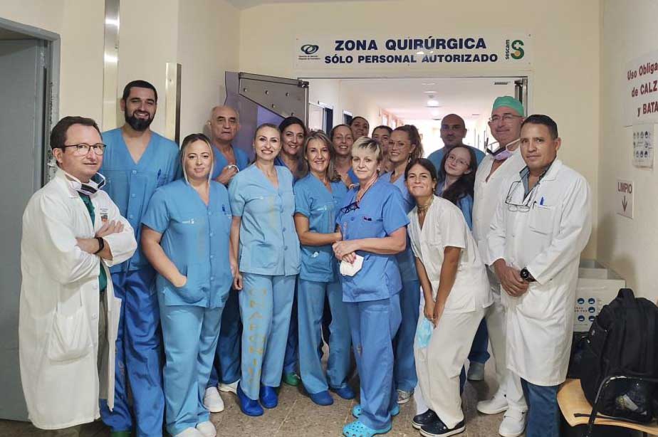 servicio de Traumatología y Ortopedia del Hospital Santa Bárbara de Puertollano donde se ha relizado una compleja operación