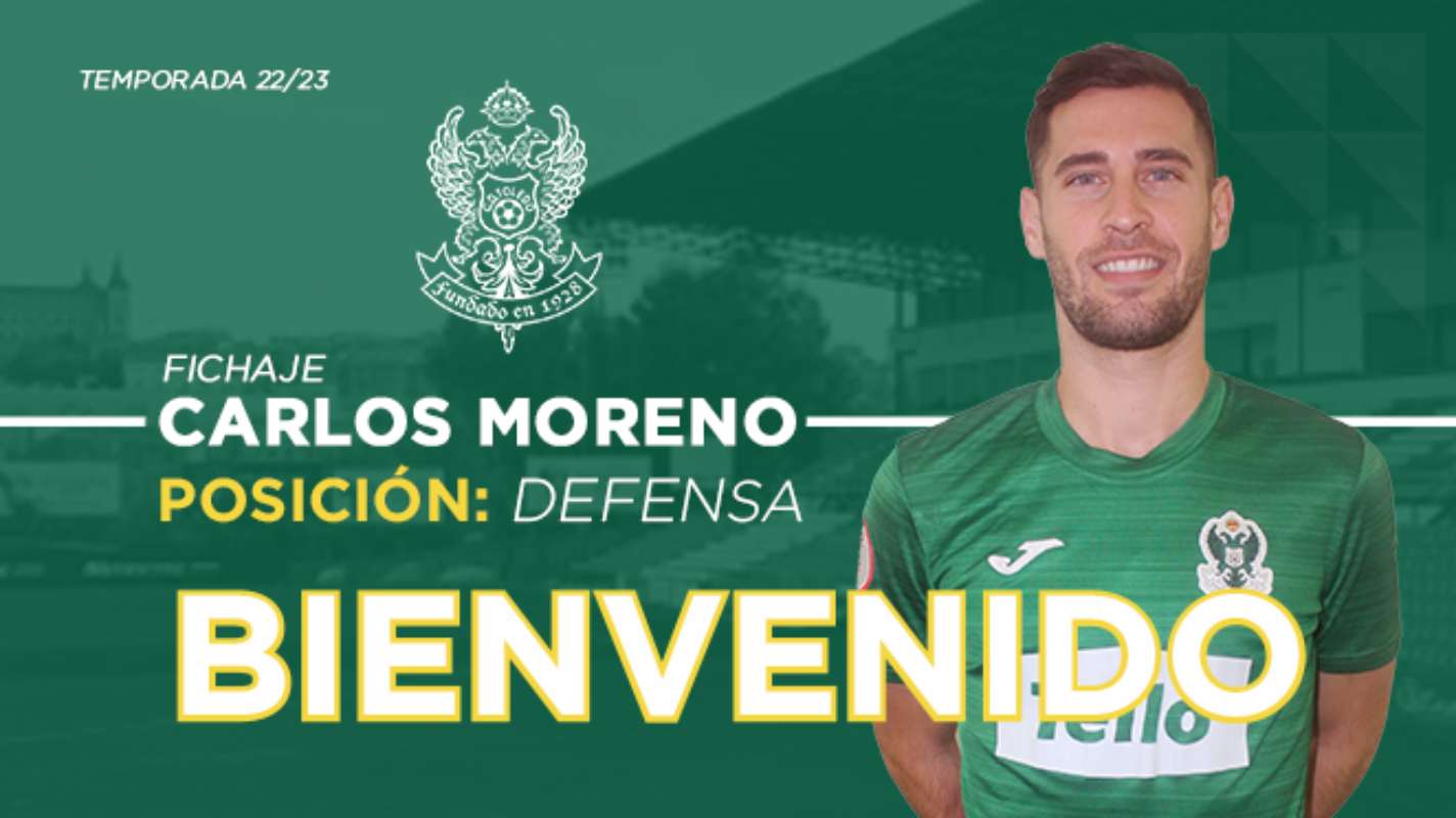 Carlos Moreno ya es nuevo jugador del Toledo.
