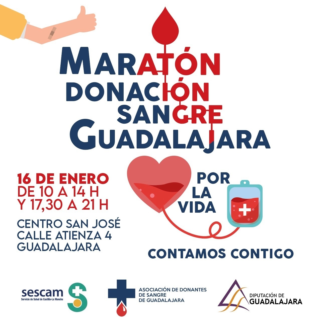 Maratón de donación de Sangre en Guadalajara