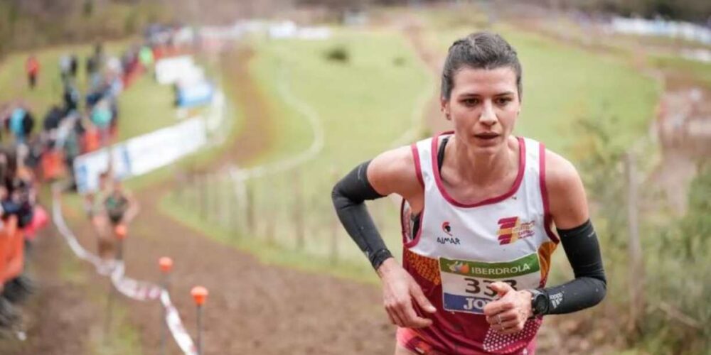 Irene Sánchez-Escribano, en el último Campeonato de España de cross. Foto: cuenta de Instagram de Irene Sánchez-Escribano.