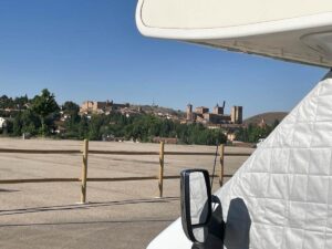 Aparcamiento para autocaravanas en Sigüenza (Guadalajara)