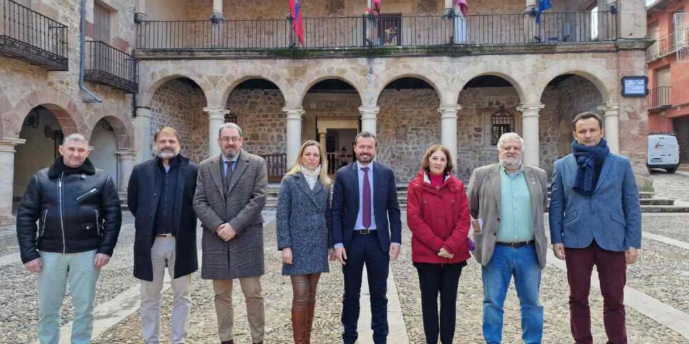 José Luis Escudero, consejero de Desarrollo Sostenible en Sigüenza (Guadalajara)