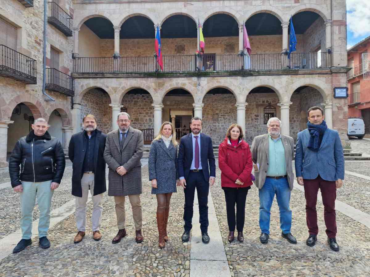 José Luis Escudero, consejero de Desarrollo Sostenible en Sigüenza (Guadalajara)