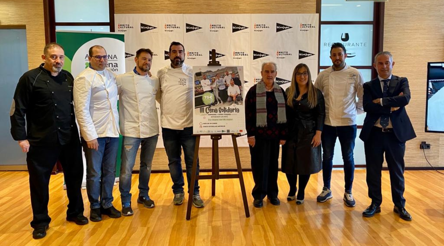 Asprona y Euro-Toques presentan su III Cena Solidaria en Albacete, en colaboración con El Corte Inglés.