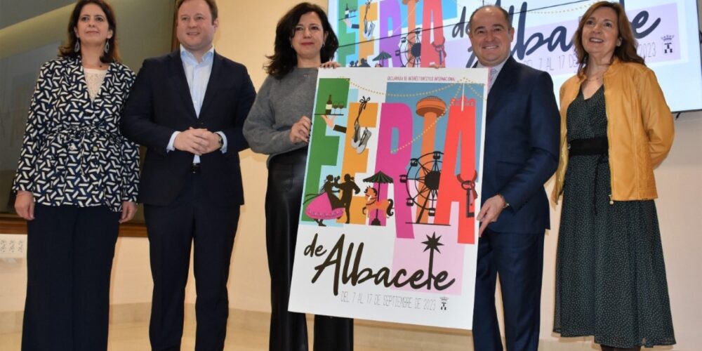 "Color Feria", de Rosana Sánchez, es el cartel anunciador de la Feria de Albacete 2023.