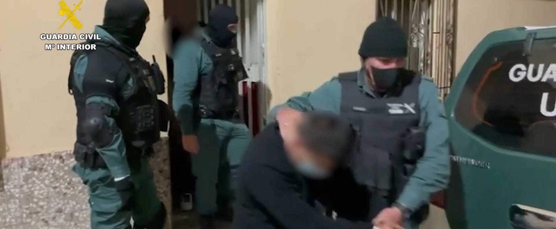 Detención extorsionadores inmigrantes en Madrigueras