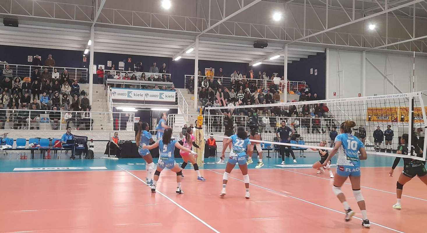 Imagen del último partido del Voley Kiele Socuéllamos. Foto: Kiele.