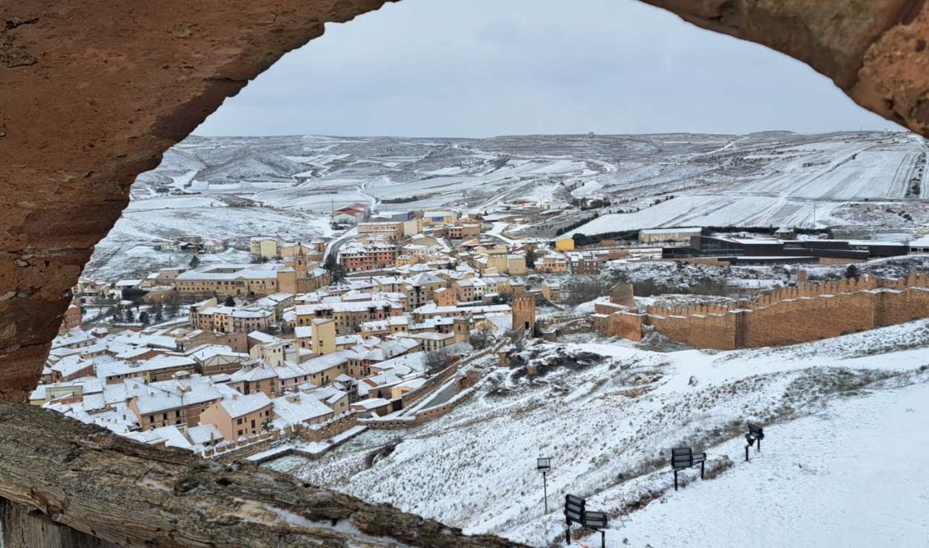 Foto de Molina de Aragón, el 19 de enero. Foto: Ángel Bermejo.