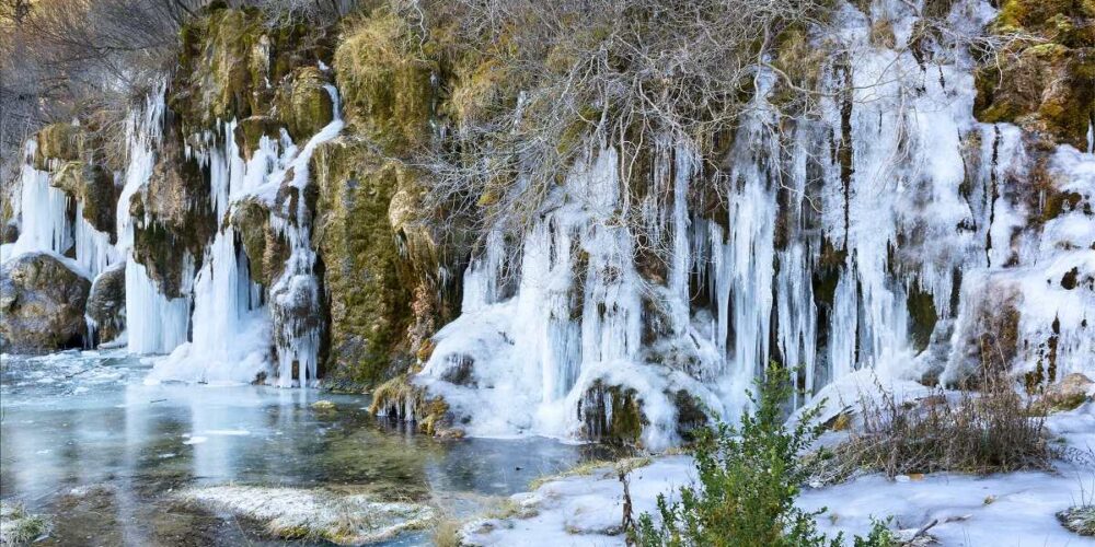 Foto de archivo del nacimiento del Río Cuervo, en Cuenca