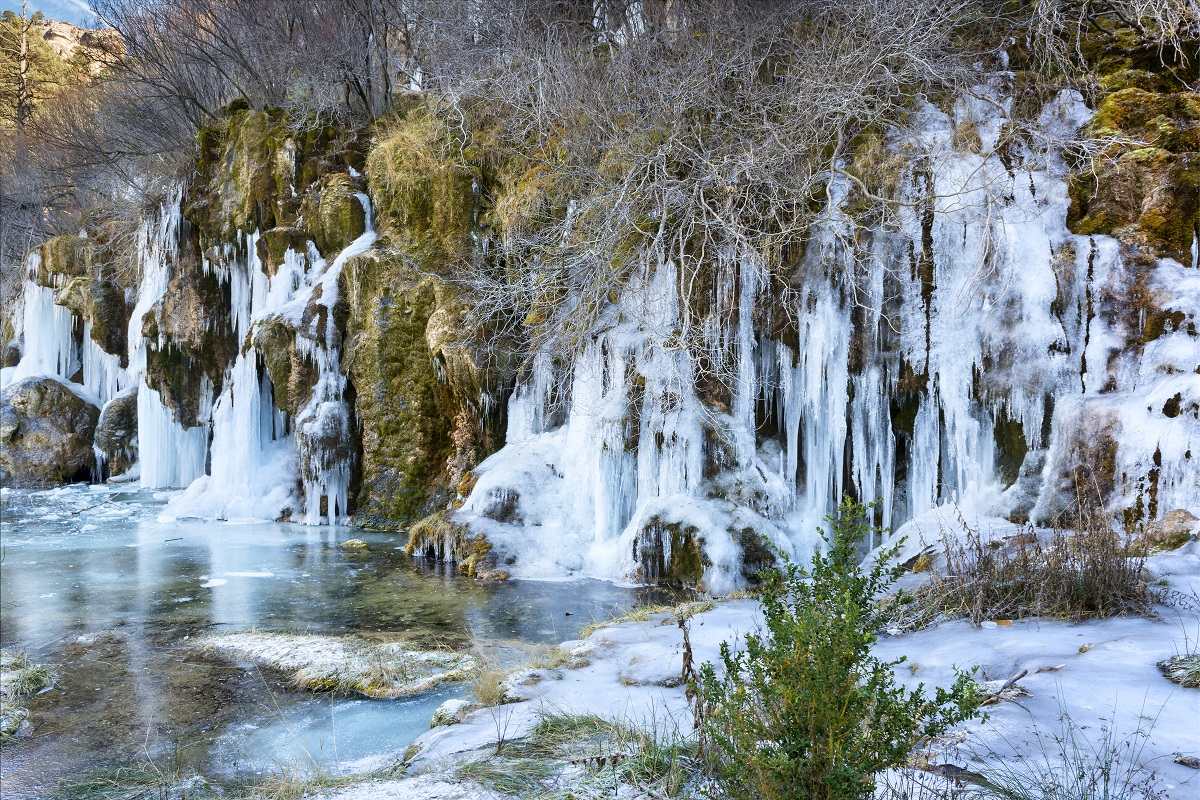 El nacimiento del Río Cuervo, uno de los grandes reclamos turísticos de Castilla-La Mancha.