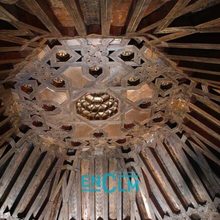 Artesonado del Salón Rico, en el casco histórico de Toledo. Foto: Sara M. Trevejo.