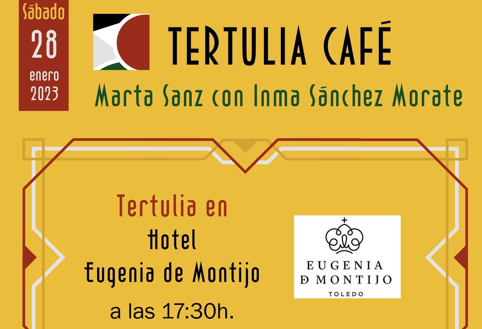 Vuelven las tertulias café a Toledo a partir del sábado 28 de enero.