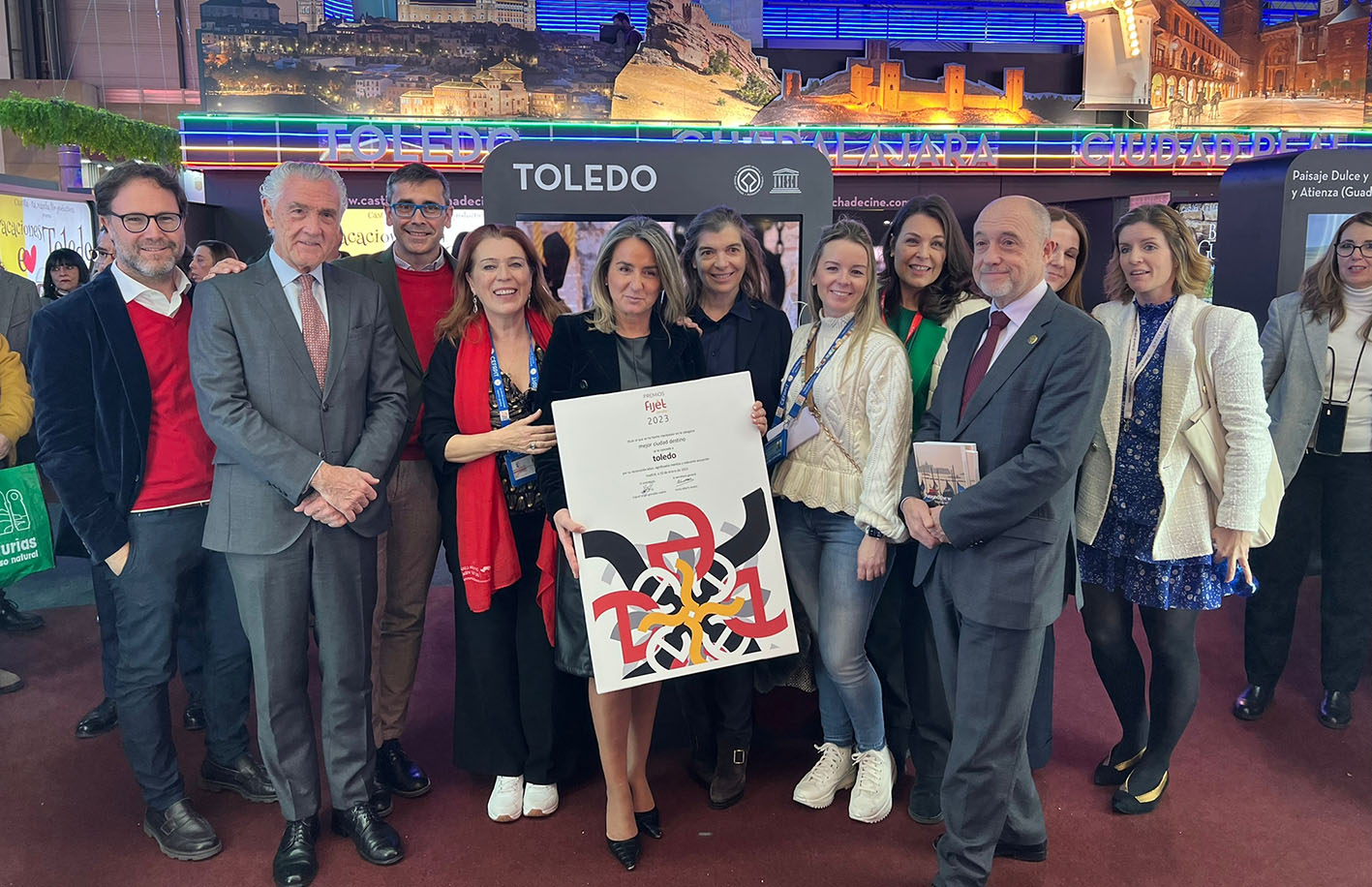 Toledo recibe el reconocimiento a Mejor Ciudad Destino Española en Fitur