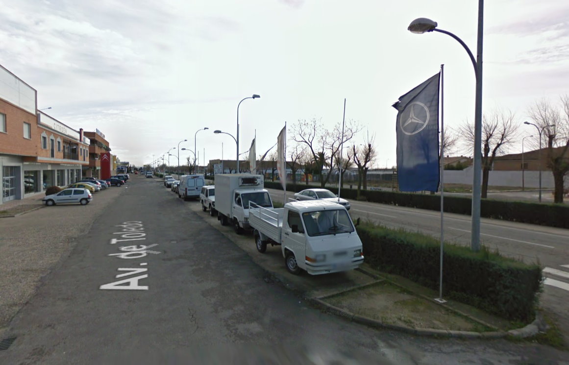 Avenida de Toledo, en Torrijos, donde ha ocurrido el trágico suceso.