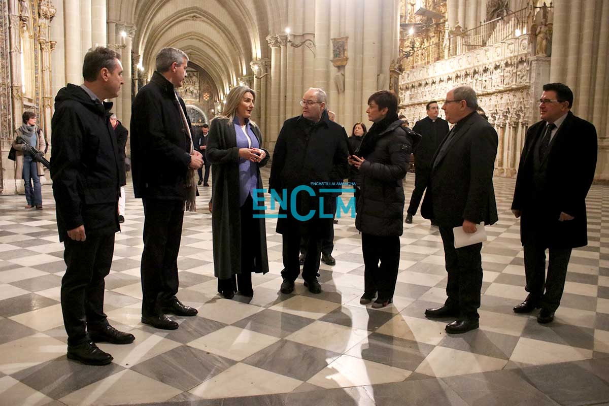 Francho Tierraseca, Álvaro Gutiérrez, Milagros Tolón, Francisco Cerro, Isabel Rodríguez, Juan Pedro Sánchez Gamero y Teo García. Foto: Sara M. Trevejo.