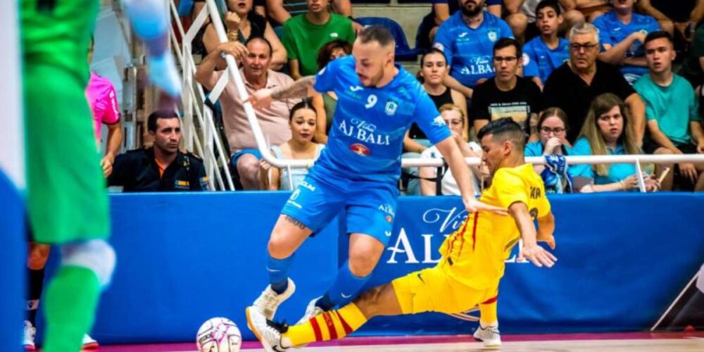 Matheus Preá, en un lance de un partido. Foto: Viña Albali Valdepeñas.