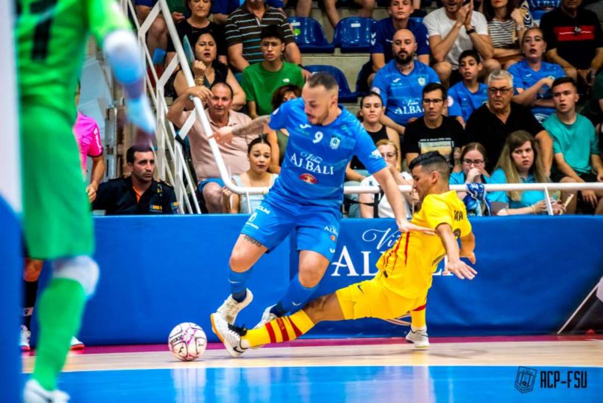 Matheus Preá, en un lance de un partido. Foto: Viña Albali Valdepeñas.