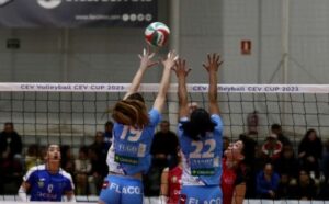 El Voley Kiele, contra el Menorca en Copa. Foto: _marcelovalerio.