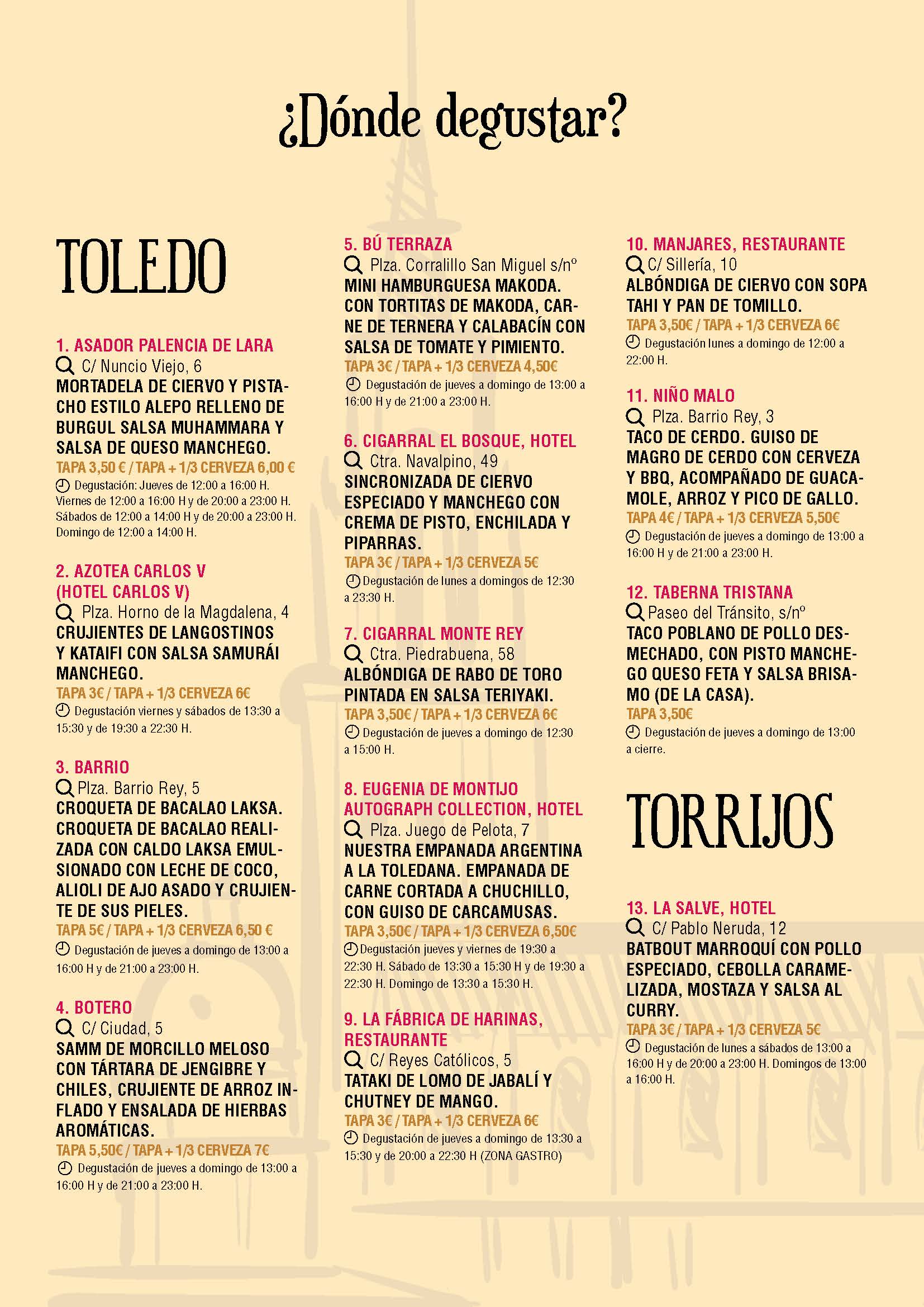 Los restaurantes de "Cocina Viajera".