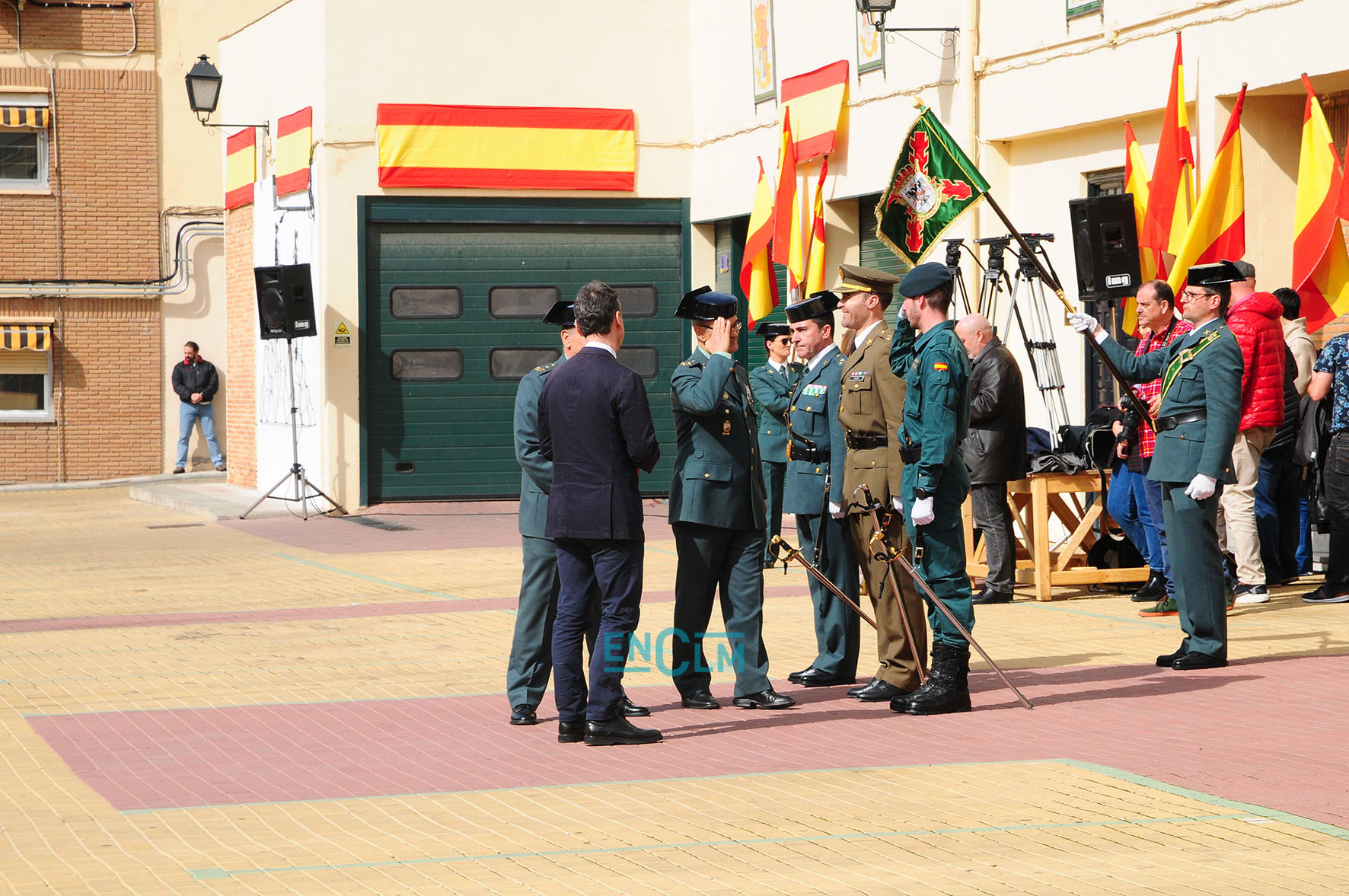 Actual cuartel de la Guardia Civil en Toledo, que se ha quedado totalmente anticuado. Foto: Rebeca Arango.