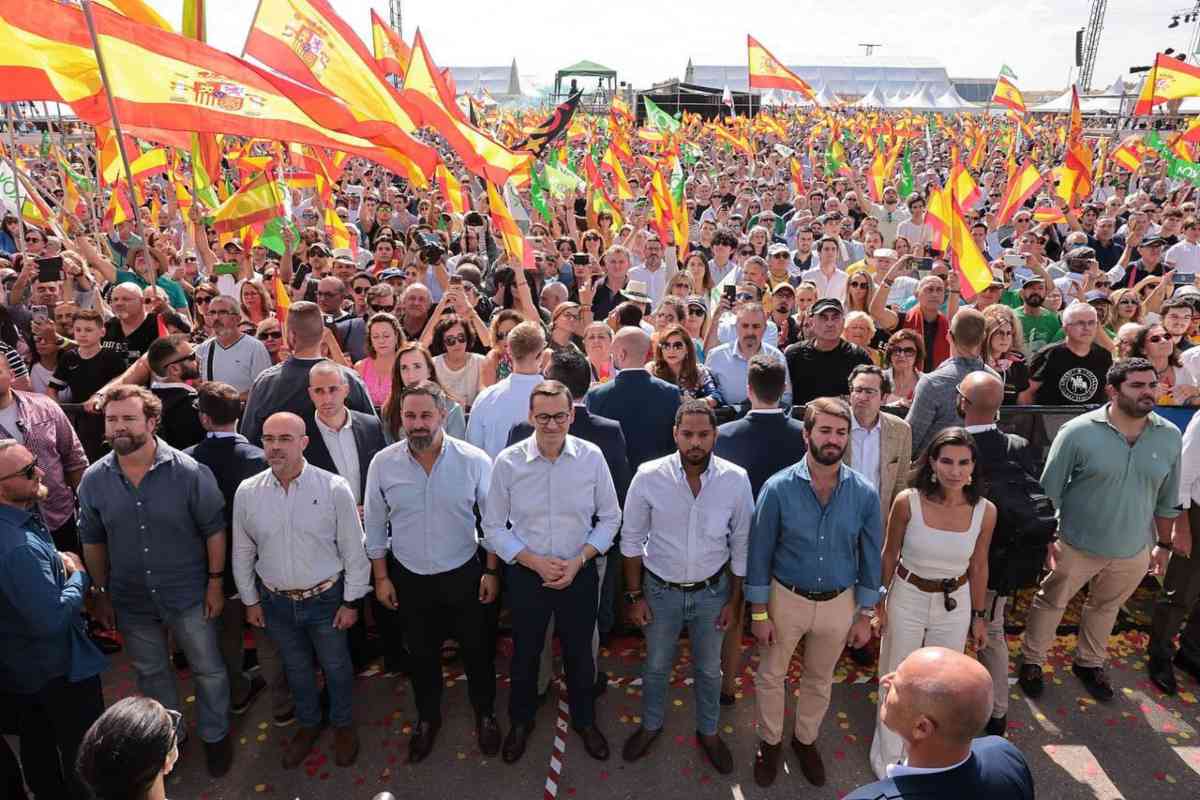 Acto público de Vox que tuvo lugar en Madrid.
