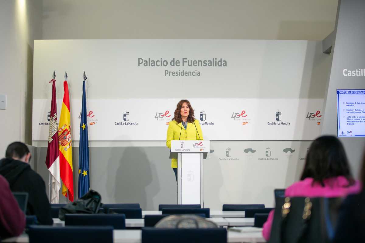 La portavoz del Gobierno y consejera de Igualdad, Blanca Fernández.