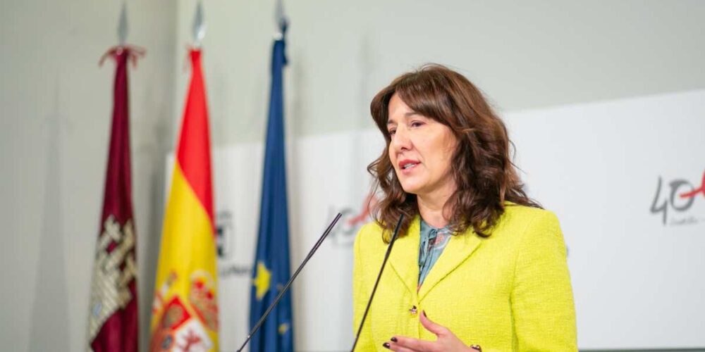 La portavoz y consejera de Igualdad de Castilla-La Mancha, Blanca Fernández.