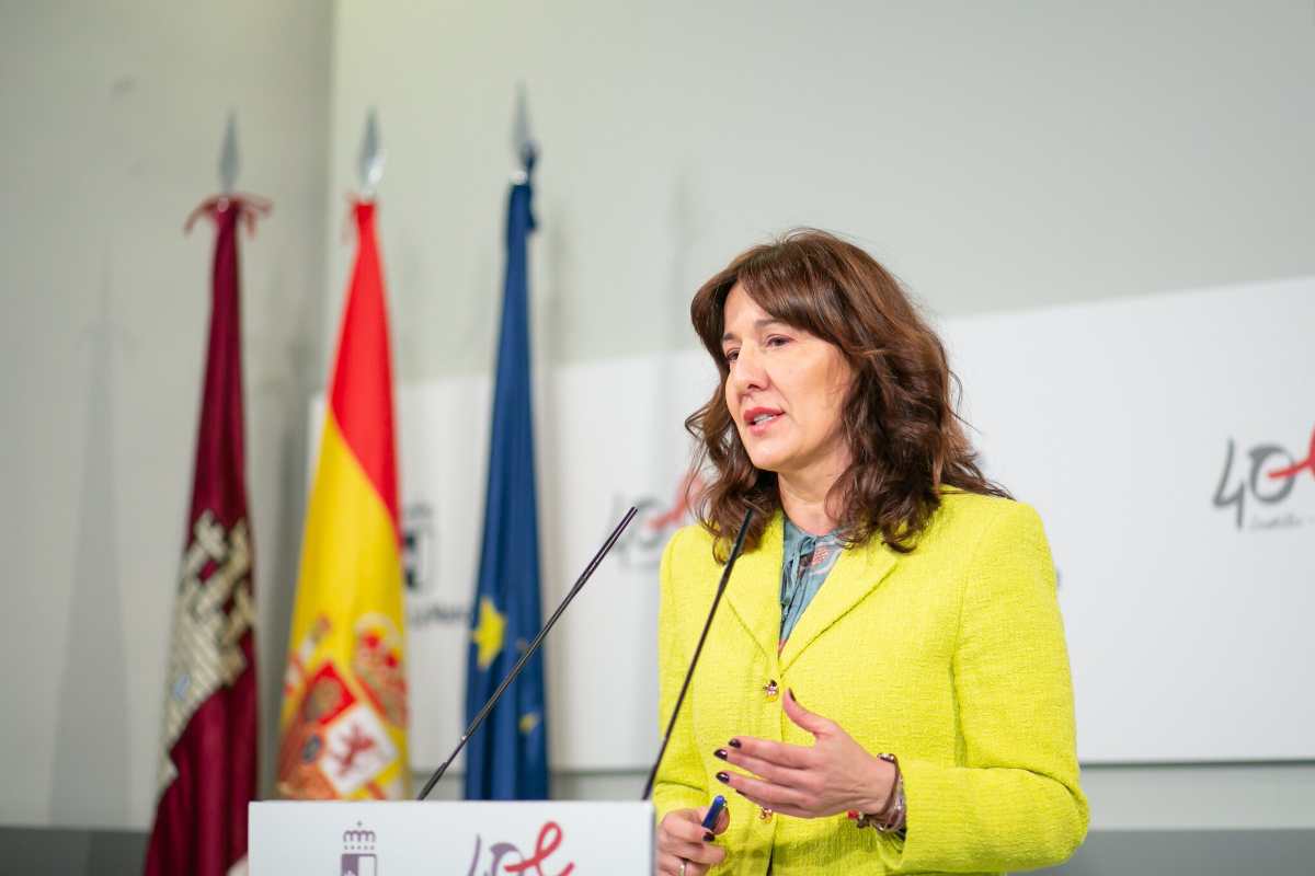 La portavoz y consejera de Igualdad de Castilla-La Mancha, Blanca Fernández.
