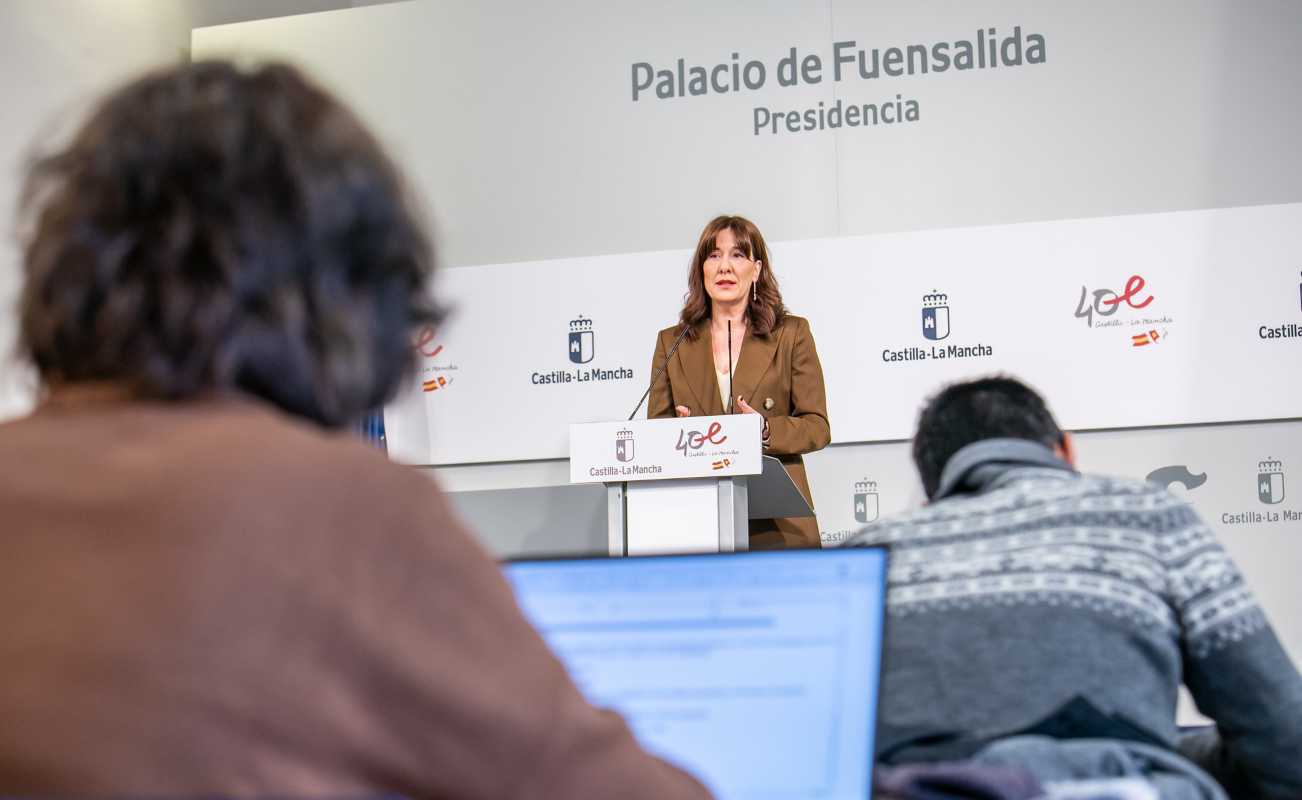 La portavoz del Gobierno y consejera de Igualdad, Blanca Fernández.