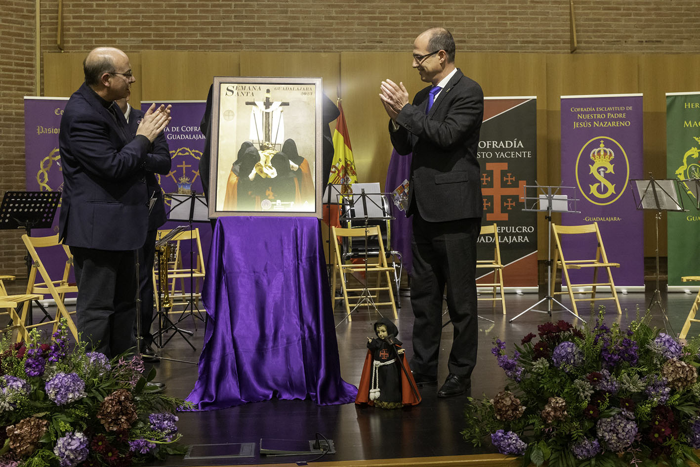 Cartel anunciador de la Semana Santa 2023 de Guadalajara.