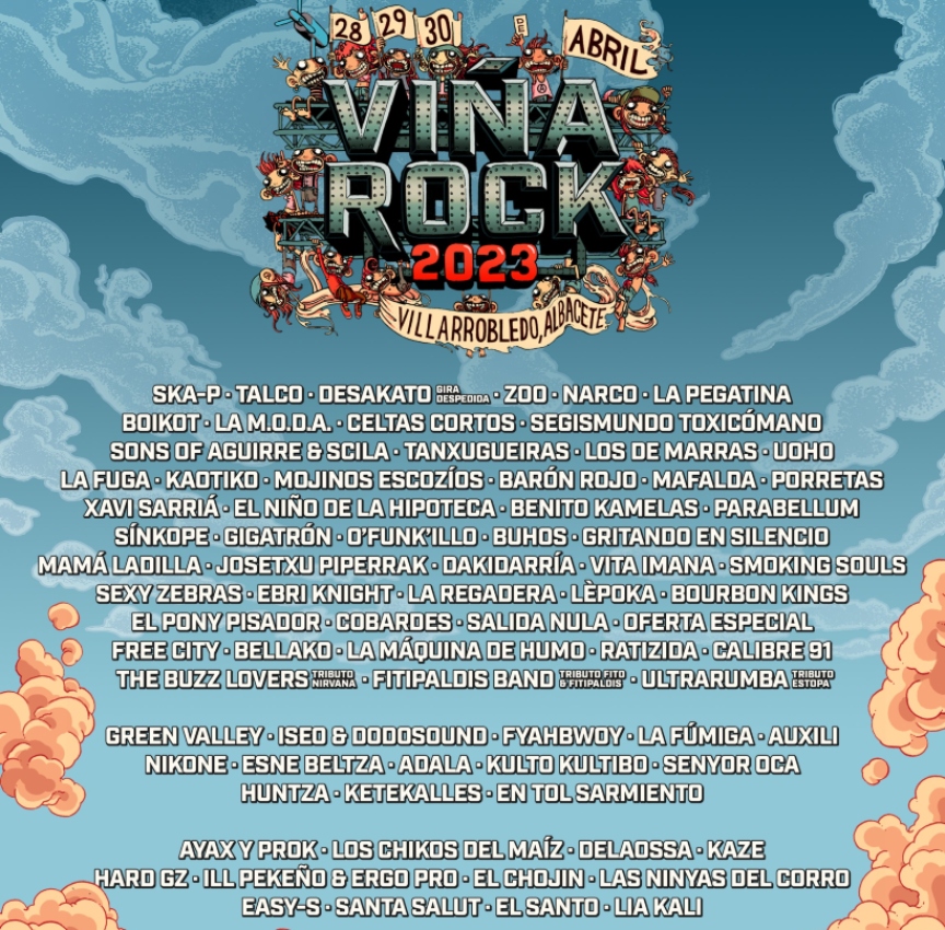 Cartel del Viña Rock 2023.