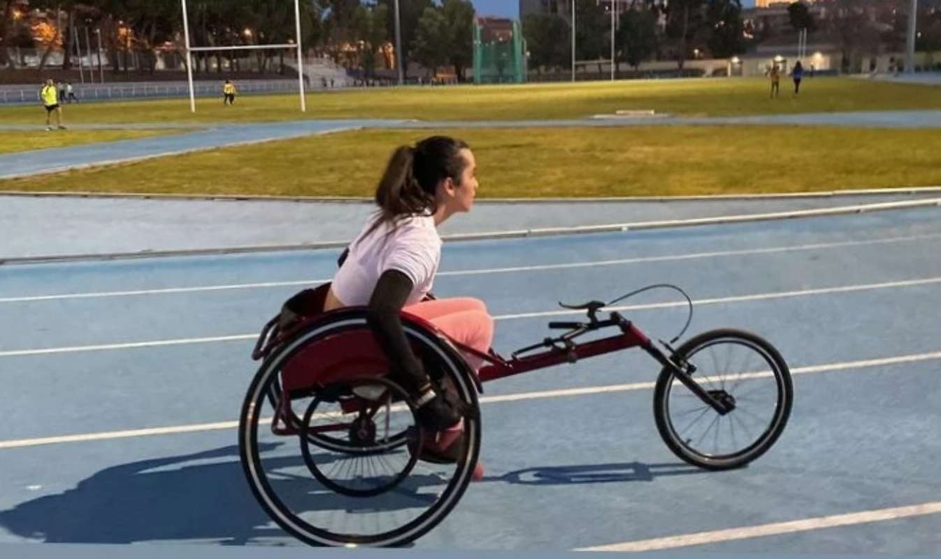 Cristina Adrados, toda una campeona de España en su primer año de competición.