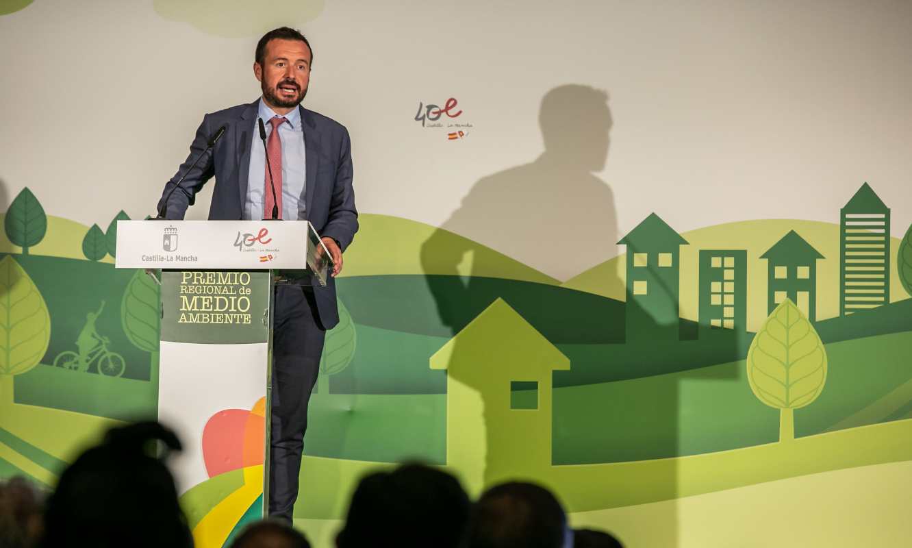 El consejero José Luis Escudero anima a la presentación de candidaturas al Premio Regional de Medio Ambiente.