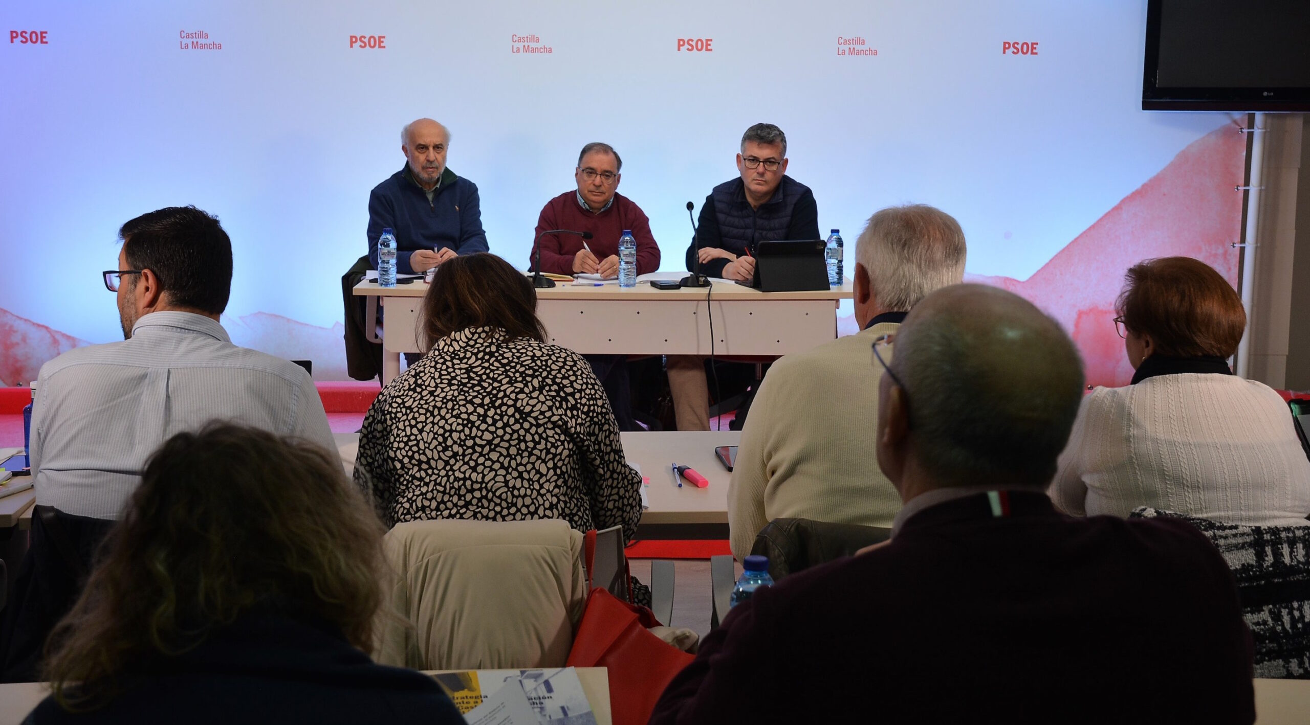 Rafael Perezagua, Fernando Mora y Miguel Ángel Perantón.