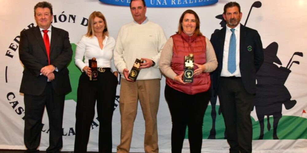 Un momento de la Gala del golf regional que se celebró en Toledo.