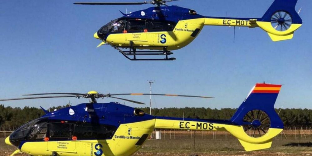 Helicópteros sanitarios del Sescam