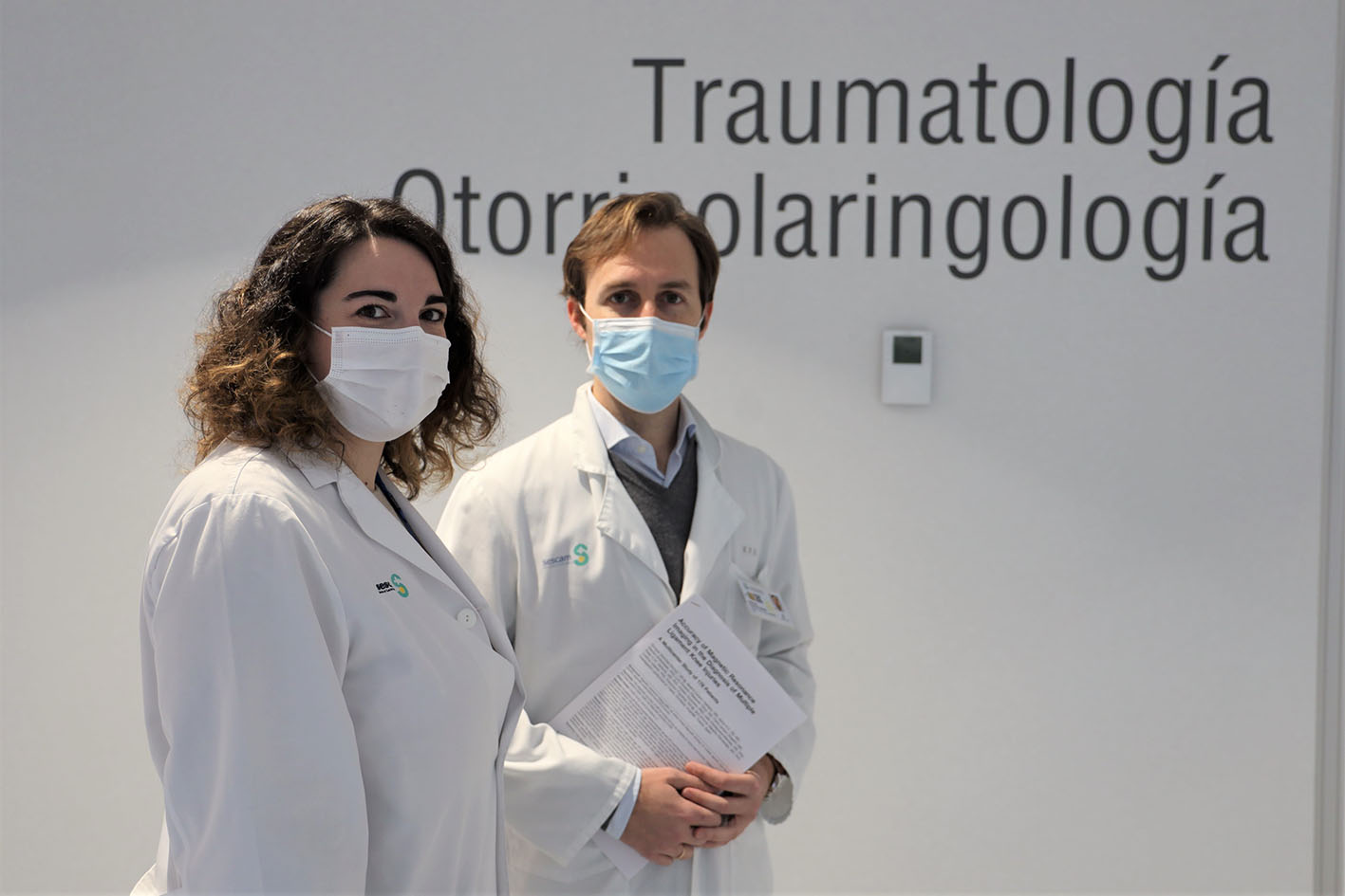 Beatriz Lozano y Enrique Sánchez, médicos del Hospital Universitario de Toledo.