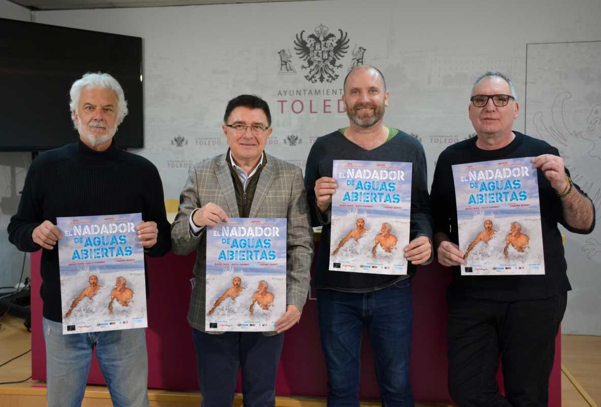 Presentación en Toledo de la obra "El nadador de aguas abiertas".